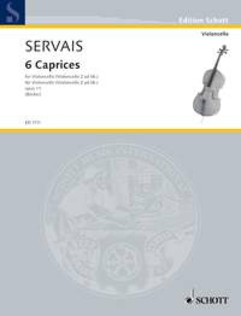 SERVAIS F. - CAPRICHOS (6) VIOLONCELLO