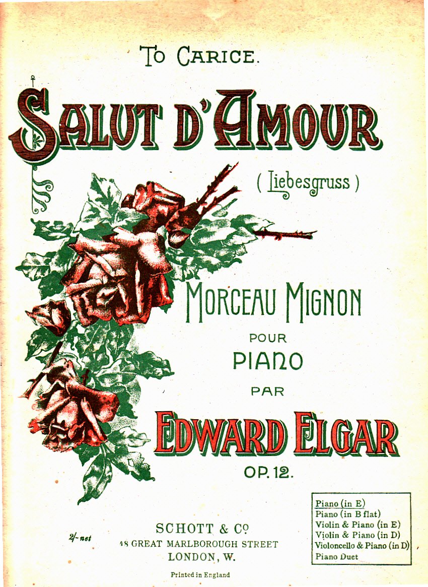 E. Elgar.- Salut d'Amour Op. 12