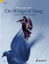 CARSON TURNER B. - ON WINGS OF SONG (CUARTETO CUERDA)  P Y PT