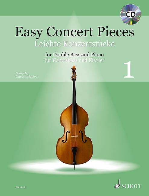 ALBUM - PIEZAS DE CONCIERTO FACILES V.1 (CONTRABAJO Y PIANO) +CD