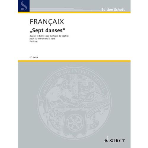 FRANCAIX J. - DANZAS (7) DEL BALLET LA DESGRACIA DE SOFIA (PARTES)