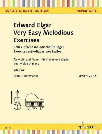 ELGAR E. - EJERCICIOS MELÓDICOS MUY FACILES VIOLIN OP.22