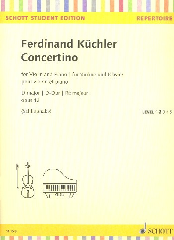 KÜCHLER F. - CONCERTINO RE M OP.12