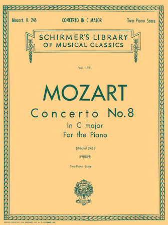 MOZART W.A. - CONCIERTO Nº8 DO M CON CADENCIAS - KV.246