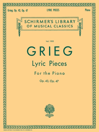 GRIEG E. - PIEZAS LIRICAS - OP.43,47