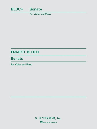 BLOCH E. - SONATA -