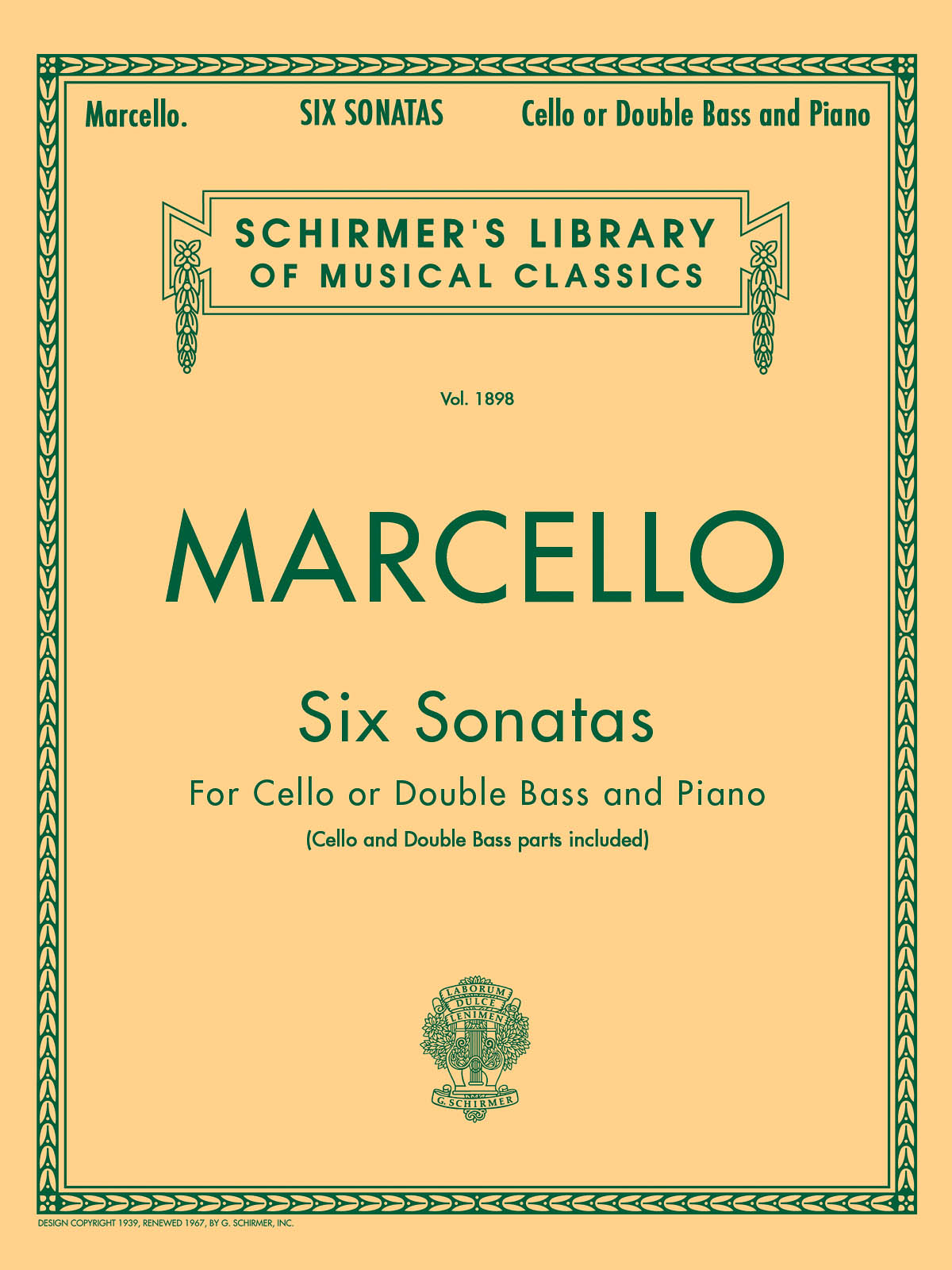 MARCELLO B. - SONATAS VIOLONCHELO (6)