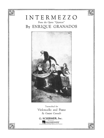 GRANADOS E. - INTERMEDIO DE GOYESCAS CELLO.