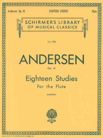 ANDERSEN J. - PEQUEÑOS ESTUDIOS (18) - OP.41 (FL)
