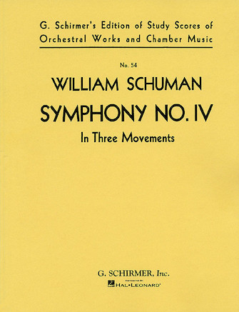 SCHUMANN W. - SINFONIA Nº 4 EN 3 MOVIMIENTOS