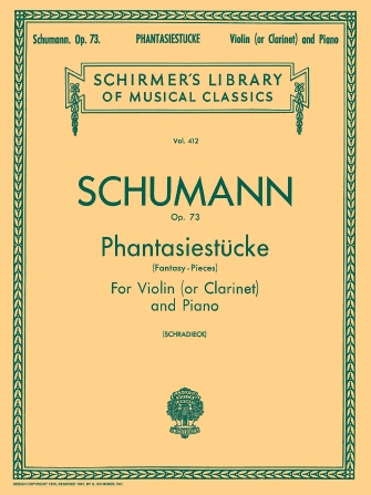 SCHUMANN R. - PIEZAS DE FANTASIA - OP.73