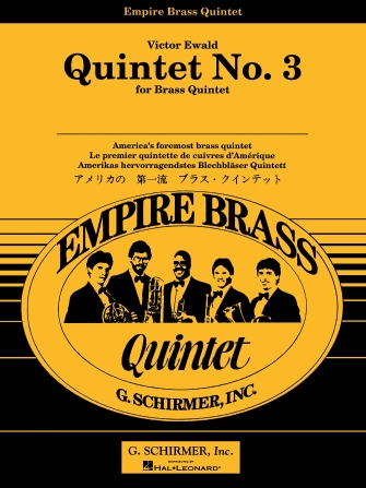 EWALD V. - QUINTETO Nº3 (SC+PT)        2TP/TR/TB/TU -