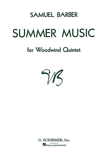 BARBER S. - SUMMER MUSIC (SC+PT)       FL/OB/CL/TR/FG -