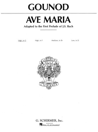 GOUNOD CH. - AVE MARIA                            SOP -