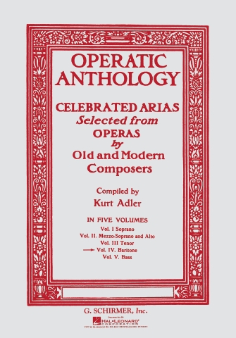 ALBUM - OPERATIC ANTHOLOGY V.4 BARITONO (ADLER)