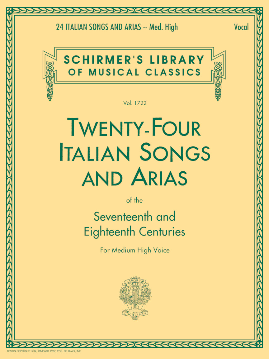 ALBUM - ITALIAN SONGS OF 17th/18th CENTURIE.HIGH -