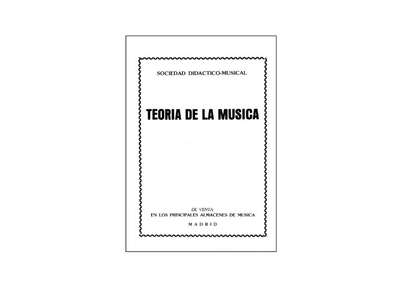 SDM - TEORIA DE LA MUSICA V.1 -