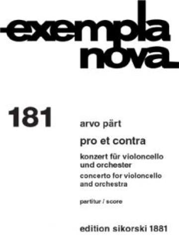 PART A. - PRO ET CONTRA CONCIERTO VIOLONCHELO