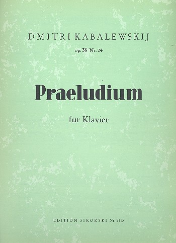 KABALEVSKY D. - PRELUDIO OP.38 Nº 24