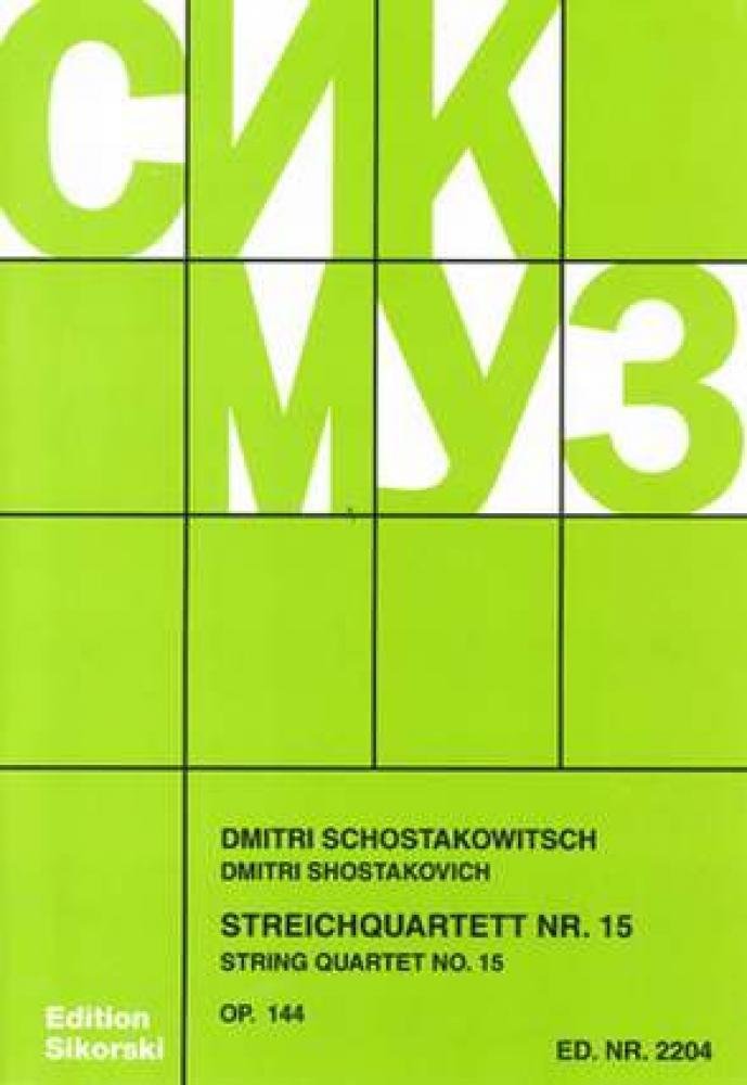 SHOSTAKOVICH D. - CUARTETO Nº 15 OP.144 (PARTES)