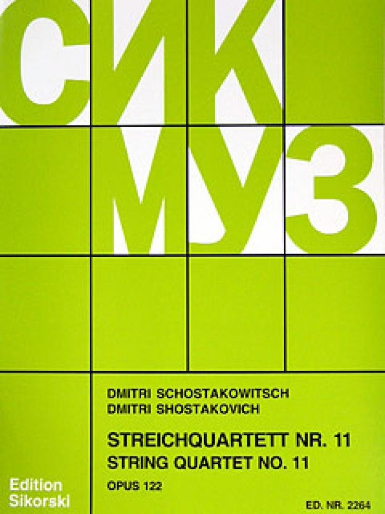 SHOSTAKOVICH D. - CUARTETO CUERDA Nº 11 OP.122 (PARTES)