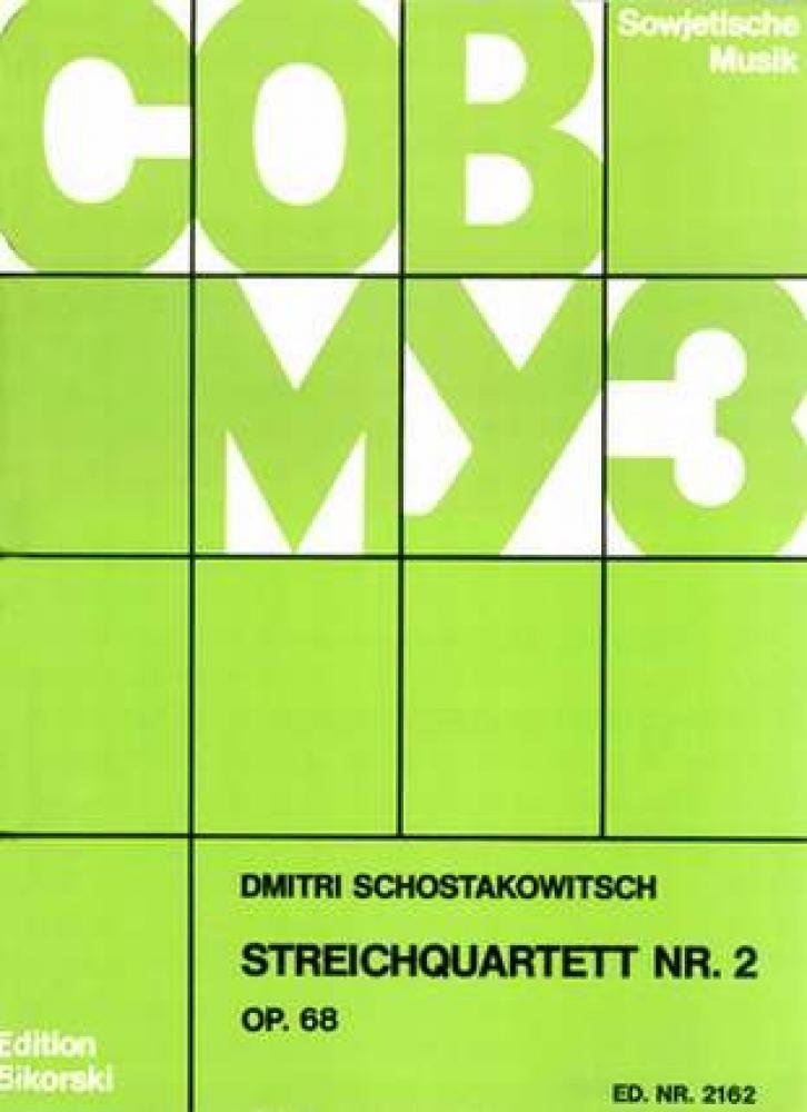 SHOSTAKOVICH D. - CUARTETO Nº2 (PT)    2V/VA/VC - OP.68