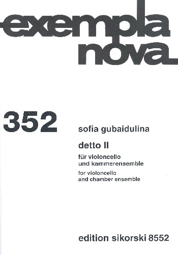 GUBAIDULINA S. - DUETTO VIOLONCHELO Y EMSEMBLE