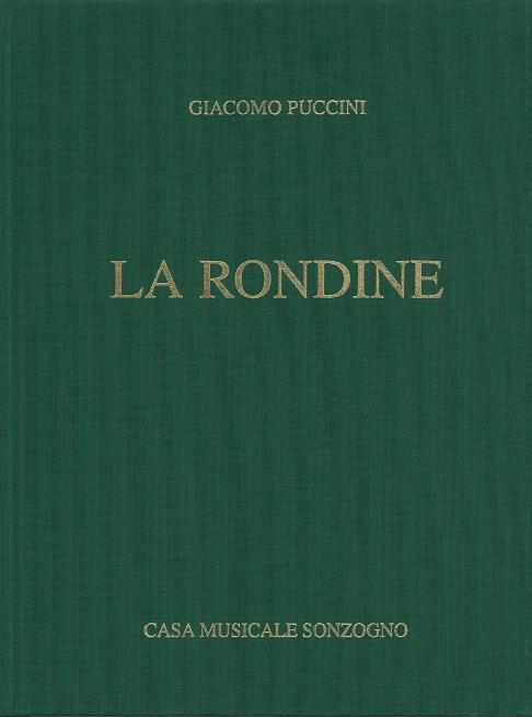 PUCCINI G. - LA RONDINE -
