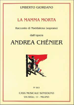 GIORDANO U. - LA MAMMA MORTA   (SOPRANO)