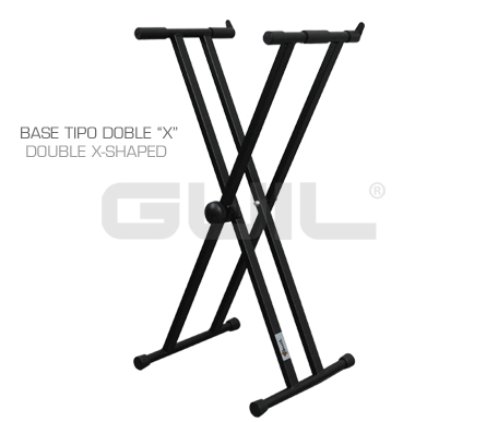 SOPORTE - TECLADO DOBLE GUIL REGULABLE (GRAN RESISTENCIA)