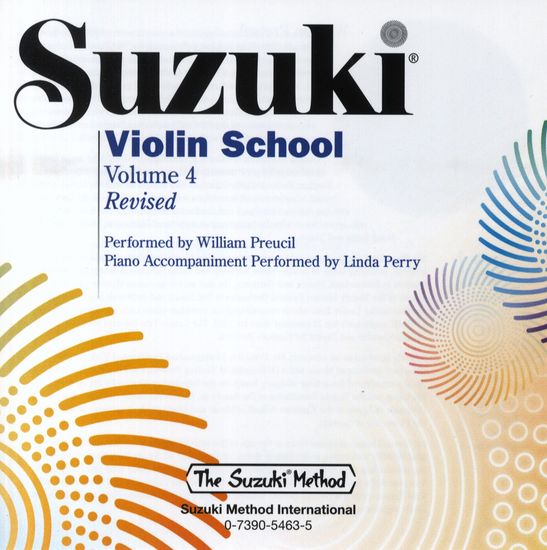 SUZUKI S. - ESCUELA DE VIOLIN V.4 ( SOLO CD) -