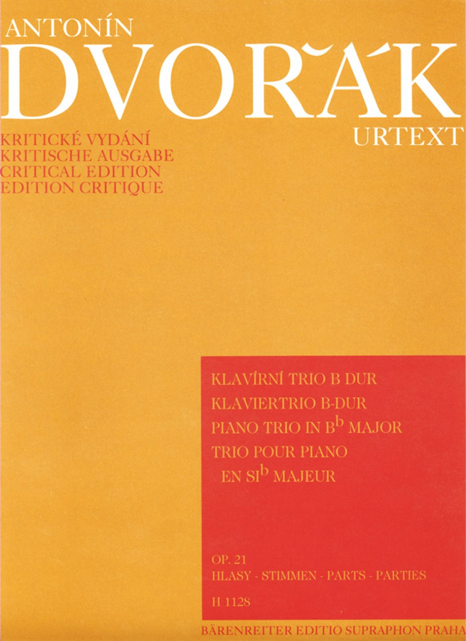 DVORAK A. - TRIO SIb M OP.21 URTEXT (VIOLIN VIOLONCELLO Y PIANO)