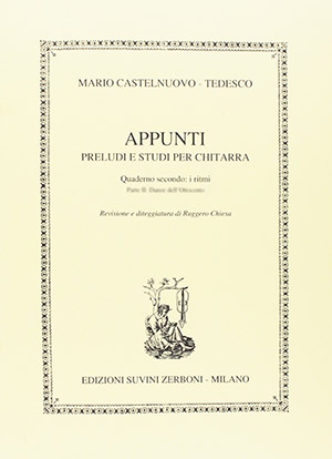 CASTELNUOVO TEDESCO M. - APPUNTI V.2 PARTE 1 -