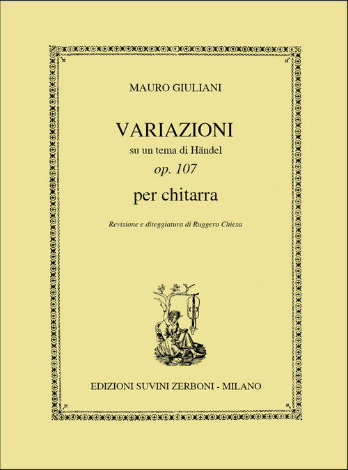 GIULIANI M. - VARIACIONES SOBRE UN TEMA DE HANDEL - OP.107