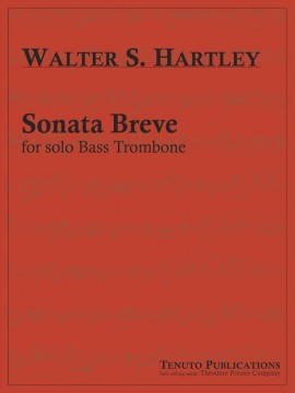 HARTLEY W. - SONATA BREVE - TROMBON BAJO SOLO