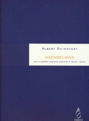 GUINOVART A. - HAENDELIANA SAX SOPRANO