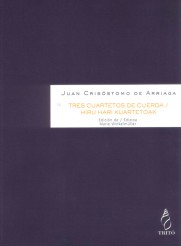 ARRIAGA J.C. - CUARTETOS DE CUERDA GENERAL (3)