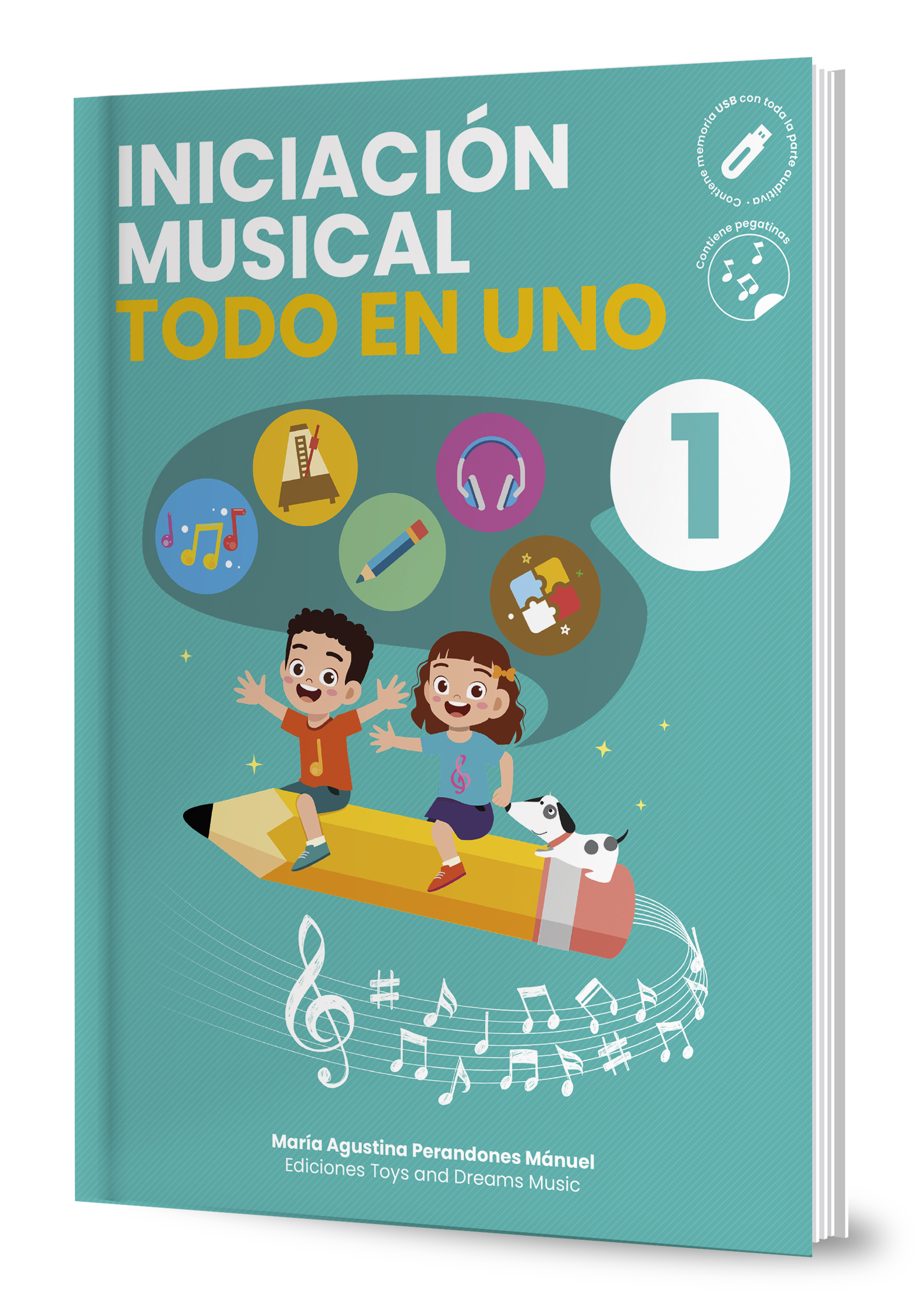 PERANDONES M.A. - INICIACION MUSICAL TODO EN UNO NIVEL 1 +MEMORIA USB
