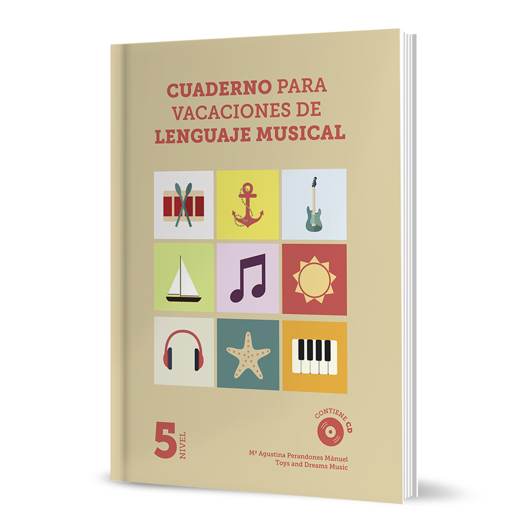 PERANDONES M.A. - CUADERNO PARA VACACIONES DE LENGUAJE MUSICAL V.5+ CD (ALUMNO)