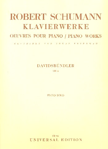 SCHUMANN R. - DANZAS DE LA COFRADIA DAVID - OP.6