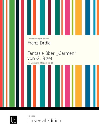 DRDLA F. - FANTASIA SOBRE CARMEN DE BIZET (VIOLIN Y PIANO)
