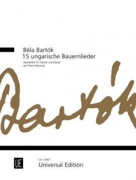 BARTOK B. - CANCIONES POPULARES HUNGARAS (15) -