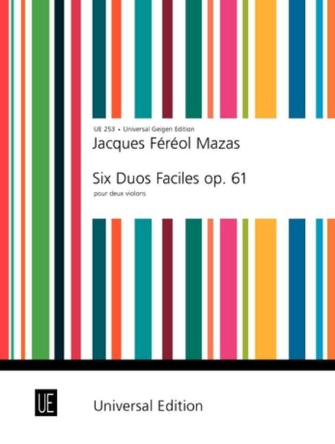 MAZAS J.F. - DUOS FACILES - OP.61