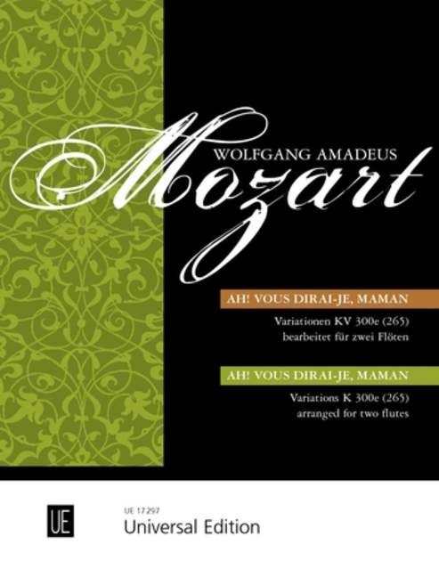 MOZART W.A. - VARIACIONES AH! VOUS DIRAI-JE MAMAN - KV.265 (300E)