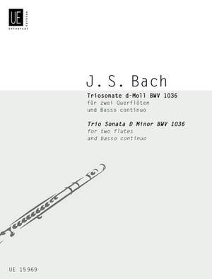 BACH J.S. - TRIO SONATA RE m - BWV.1036 (2 FLAUTAS Y PIANO)