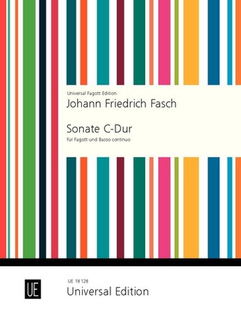 FASCH J.F. - SONATA DO M - FAGOT Y BAJO CONTINUO