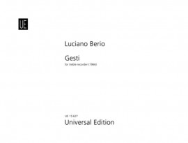 BERIO L. - GESTI -