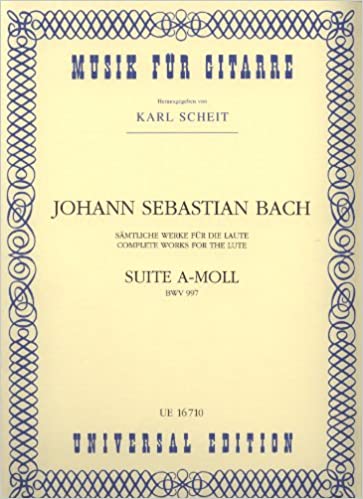 BACH J.S. - SUITE Nº2 LA m ORGINAL LAUD - BWV.997