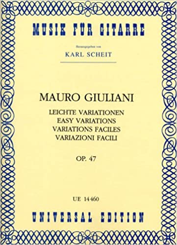 GIULIANI M. - VARIACIONES FACILES - OP.47