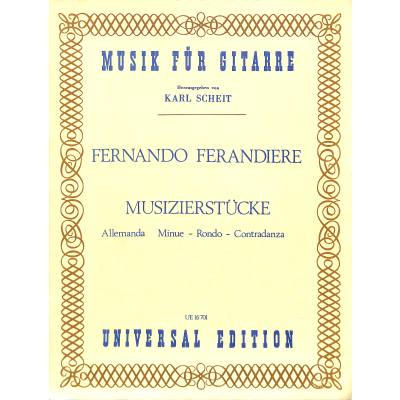 FERRANDIERE F. - ALLEMANDA, MINUE, RONDO, CONTRADANZA -